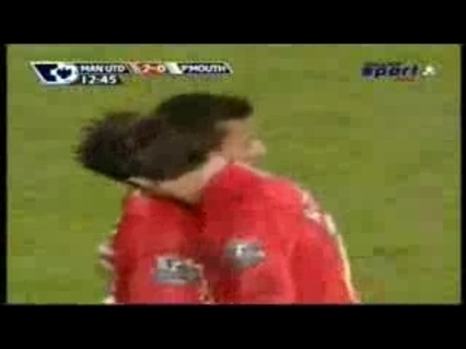 Cristiano Free Kick vs PORSMOUTH ! 30/01/08