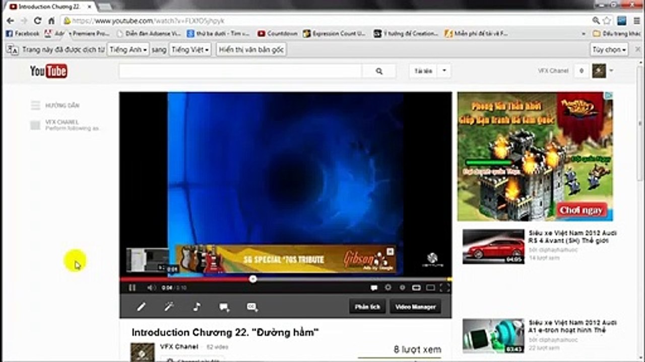 Bài 22: Tạo hiệu ứng sóng ánh sáng bằng After Effects
