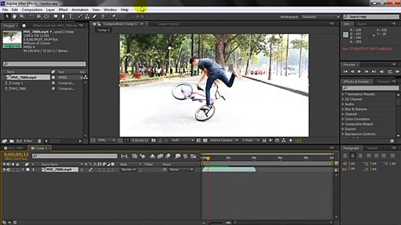 Bài 24: Sử dụng plugin trong After Effects