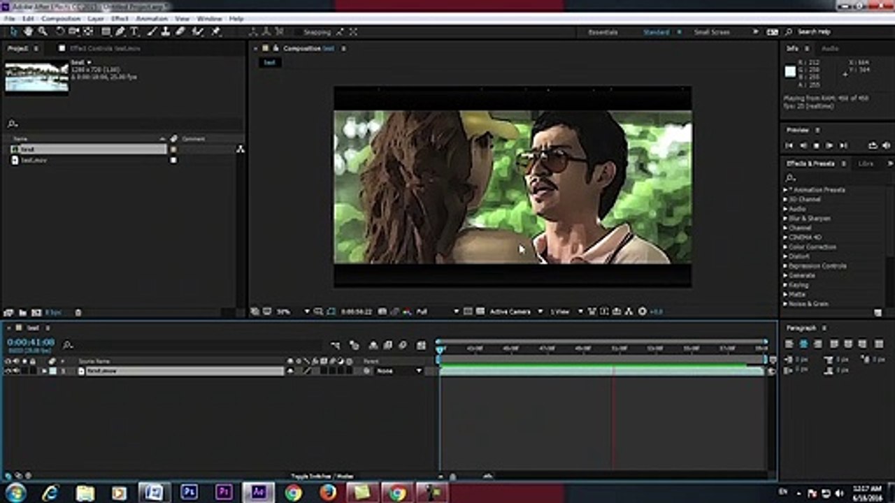 Bài 24- Tạo Hiệu Ứng Video Cartoon - Bằng After Effects
