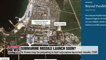 N. Korea may be preparing to test submarine-launched missile: CSIS