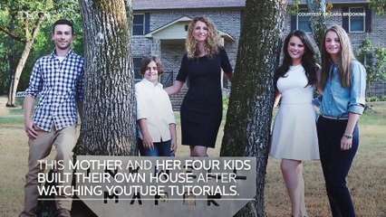 This Mother and Her Four Kids Built Their Own House After Watching Youtube Tutorials