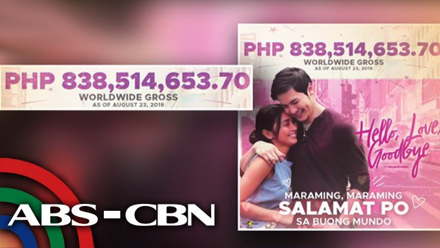 'Hello, Love, Goodbye', pasok sa box office chart sa North America | UKG