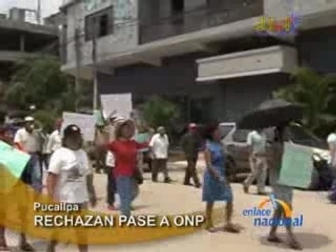 RECHAZAN PASE A ONP - PUCALLPA