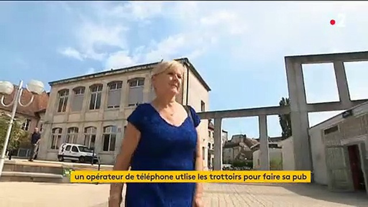 L'opérateur de téléphonie Bouygues montré du doigt à Besançon pour avoir inscrit des publicités sur les passages piétons du centre-ville