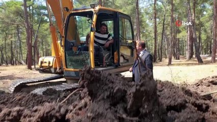 Orhaneli'de eko turizm hamlesi...Orman içine kır evi, restoran ve bungalov evler inşa edilecek