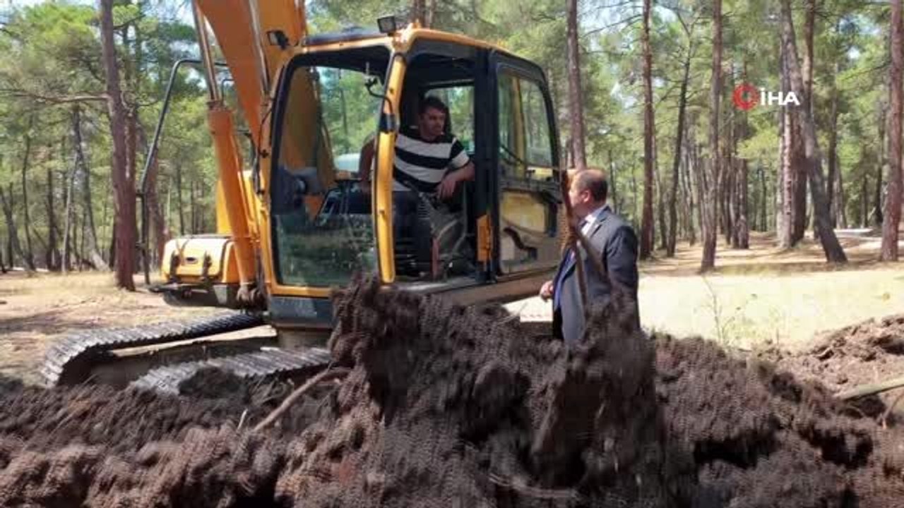 Orhaneli'de eko turizm hamlesi...Orman içine kır evi, restoran ve bungalov evler inşa edilecek