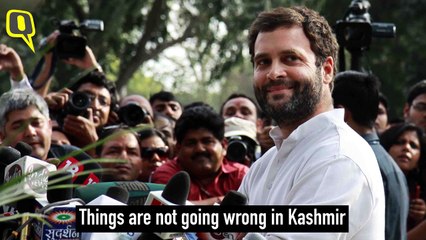 BJP, Cong Spar Over Pak’s UN Petition Quoting Rahul Gandhi on J&K - The Quint