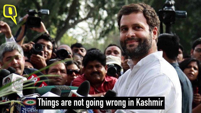 BJP, Cong Spar Over Pak’s UN Petition Quoting Rahul Gandhi on J&K - The Quint