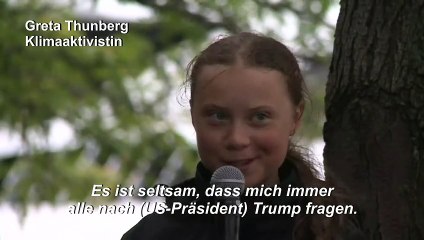 Thunberg in New York: Trump sollte auf die Wissenschaft hören