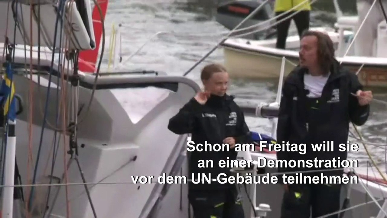 Thunberg in New York: Trump sollte auf die Wissenschaft hören