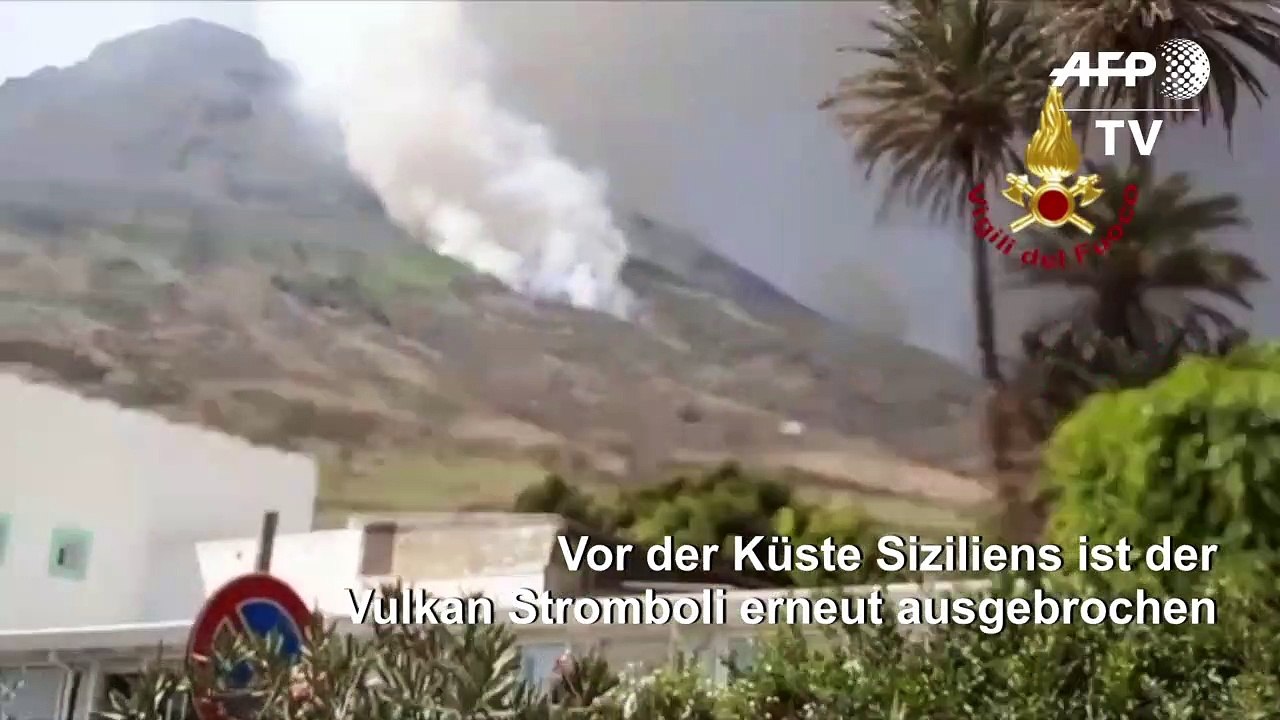 Vulkan Stromboli erneut ausgebrochen