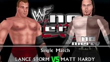 WWF No Mercy Invasion Mod Matches Lance Storm vs Matt Hardy