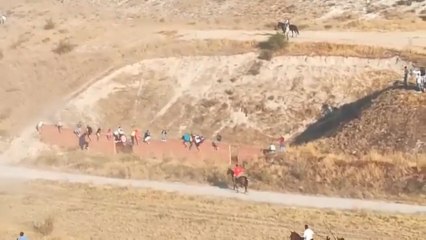 Muere un hobmre durante un encierro en Cuellar (Segovia)