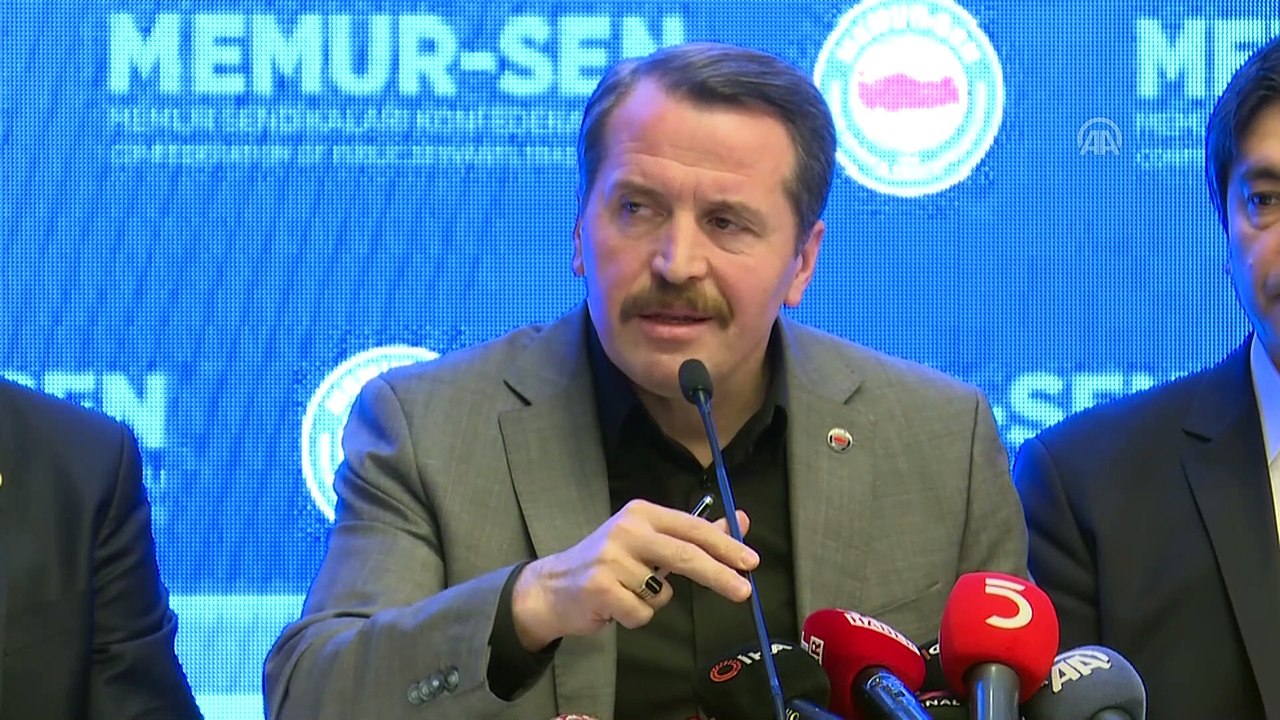 Memur-Sen Genel Başkanı Yalçın: 'Kimse bizden yüzde 14'lük zamma imza atmamızı beklememeliydi' - ANKARA