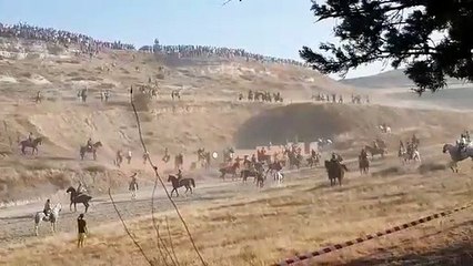 Un fallecido en el encierro de Cuéllar, Segovia