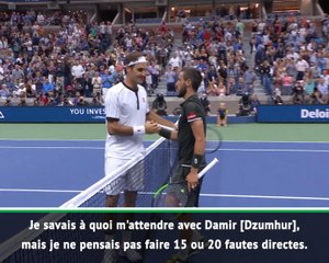 US Open - Federer : "Je ne pensais pas faire autant de fautes directes"