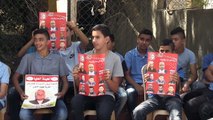 Açlık grevindeki Filistinli tutuklulara destek gösterisi - RAMALLAH