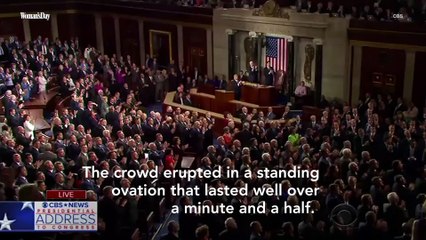 Wife of Fallen Navy SEAL Gets Incredible Standing Ovation During Trump’s Speech