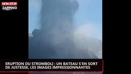 Éruption du Stromboli : un bateau s'échappe de justesse, les images impressionnantes (vidéo)