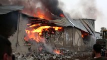 Irak'ın en büyük alışveriş merkezine ait depoda yangın - ERBİL