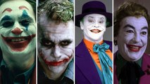 The JOKER laugh comparison : Jack Nicholson, Heath Ledger, Joaquin Phoenix, Jared Leto