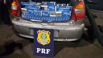 PRF apreende 6 mil carteiras de cigarros contrabandeados em Santa Terezinha de Itaipu