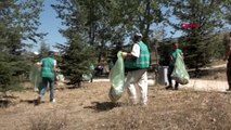 Eskişehir denetimli serbestlik hükümlüleri mesire alanı temizledi