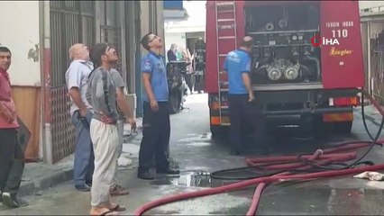 Gemlik'te korkutan yangın