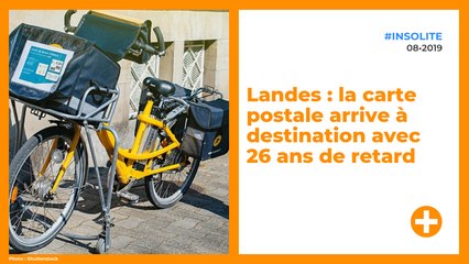 Landes : la carte postale arrive à destination avec 26 ans de retard