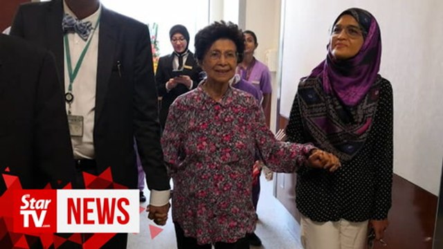 Siti Hasmah recovers from food poisoning