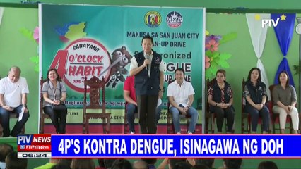 4P's kontra dengue, isinagawa ng DOH