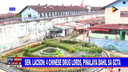 Sen. Lacson: 4 Chinese drug lords, pinalaya dahil sa GCTA