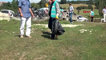 Bolu hükümlüler, gölköy mesire yerini temizledi