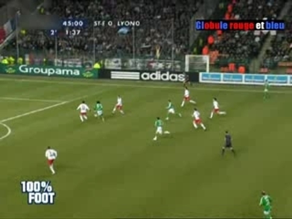 Passe décisive de Coupet pour Gomis - ASSE-OL 27-01-2008