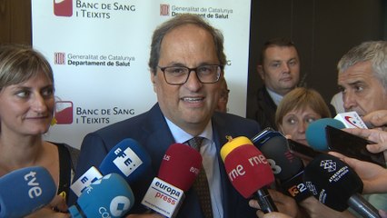 Torra llama a donar sangre tras las vacaciones para aumentar las reservas, de un 5% más este año