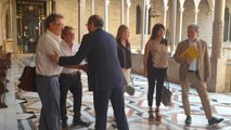 Torra se reúne con representantes de la Crida en la Generalitat