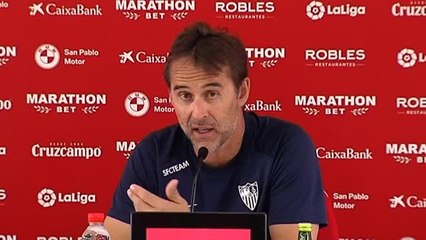 Lopetegui: "No tengo ningún vértigo, si la gente está ilusionada, mejor que mejor"