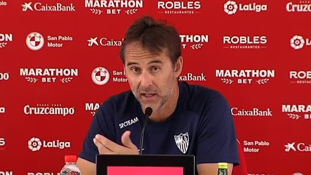 Lopetegui: No tengo ningún vértigo, si la gente está ilusionada, mejor que mejor