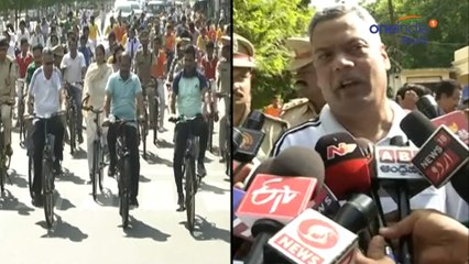 ఫిట్ నెస్ పై అవగాహనా‌ ర్యాలీ || Vijayawada District Collector Imtiaz Participated In Fit India Rally