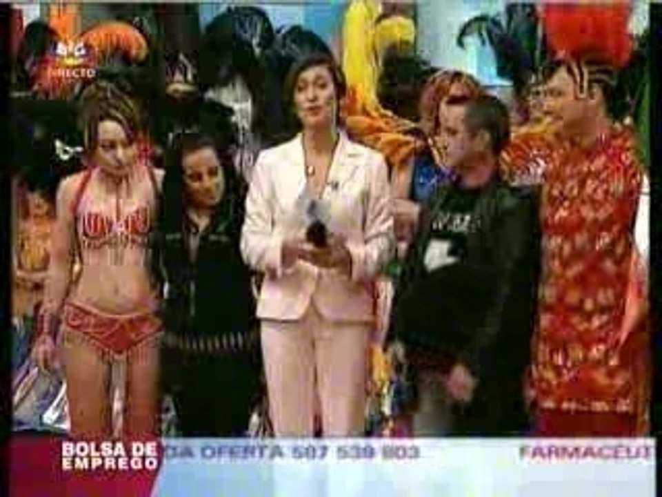 Carnaval Alhos Vedros 2008 na SIC