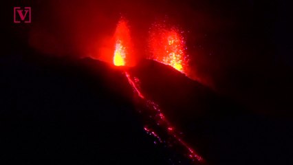Must See! Stromboli Volcano in Italy Erupts For A Second Time Following First Explosion