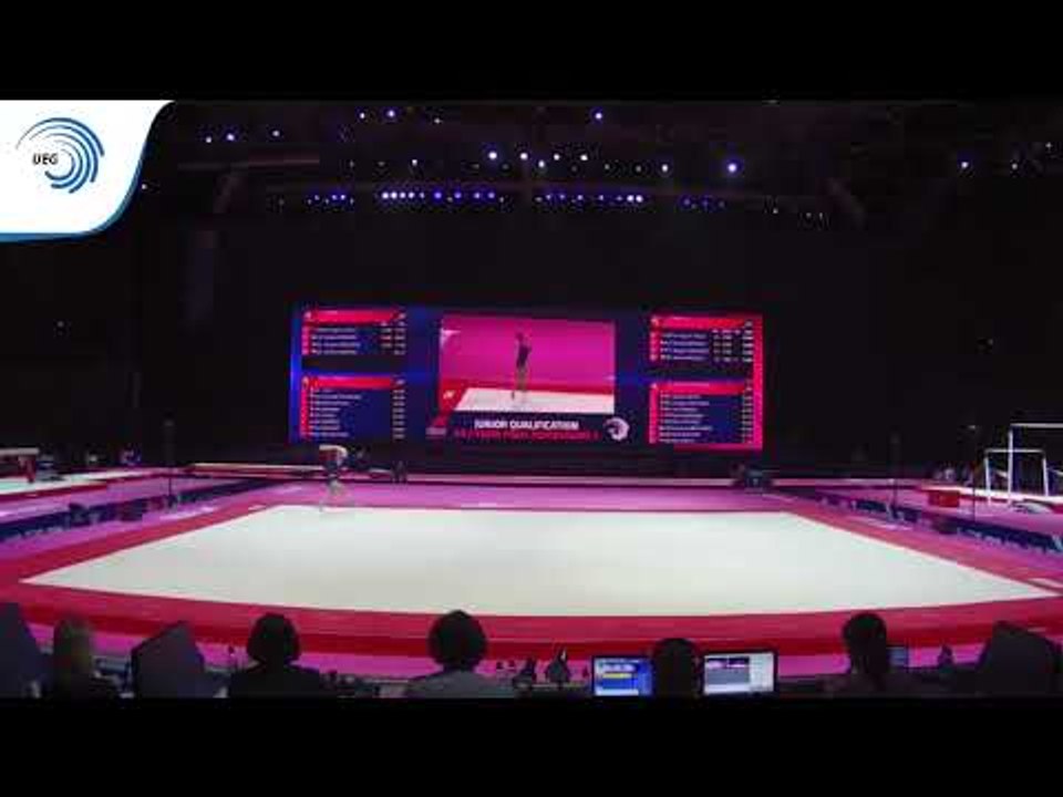Jasmina HNILICOVA (CZE) - 2018 Artistic Gymnastics Europeans, junior qualification floor