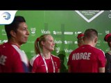 Norway - 2018 TeamGym Europeans, junior women's team final