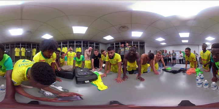 Vidéo 360° : la joie du vestiaire à Amiens