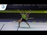 Alexandra Daria MIHAIU & Daniel TAVOC (ROU) - 2019 Junior Aerobics Europeans, mixed pairs final