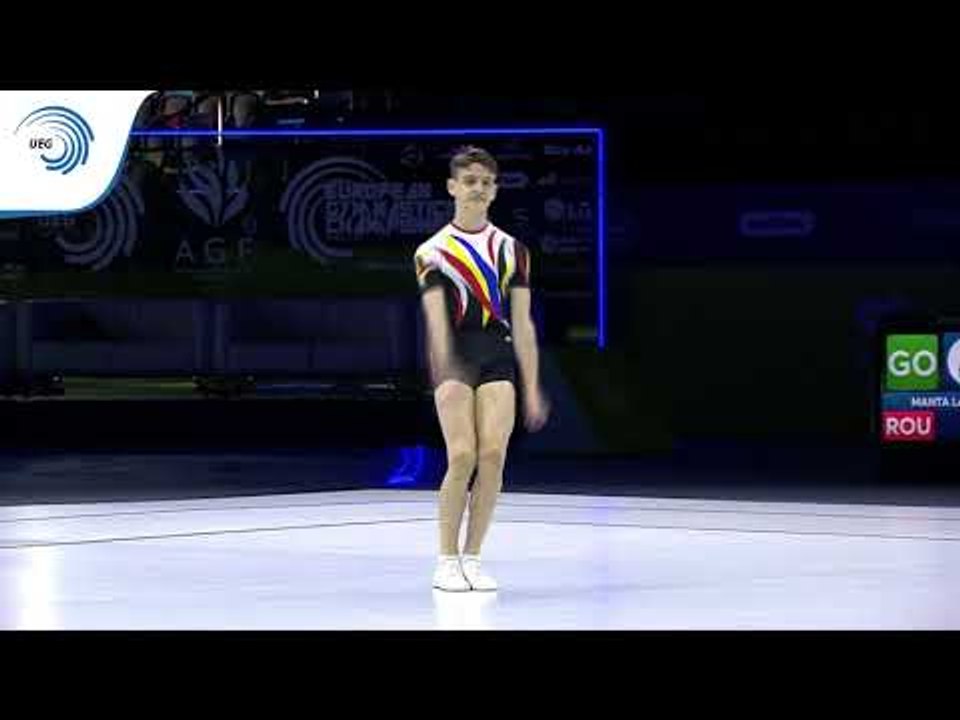 Leonard Marian MANTA (ROU) - 2019 Junior Aerobics Europeans, individual men final