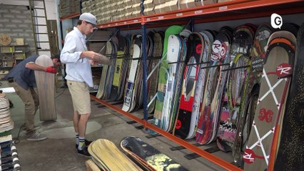 Reportage - Nok Boards : des snowboards recyclés