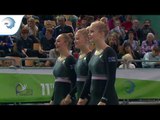 Finland - TeamGym 2016 Europeans, senior women's team final