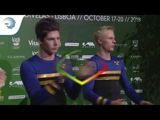 Sweden - 2018 TeamGym European silver medallists, senior men's team